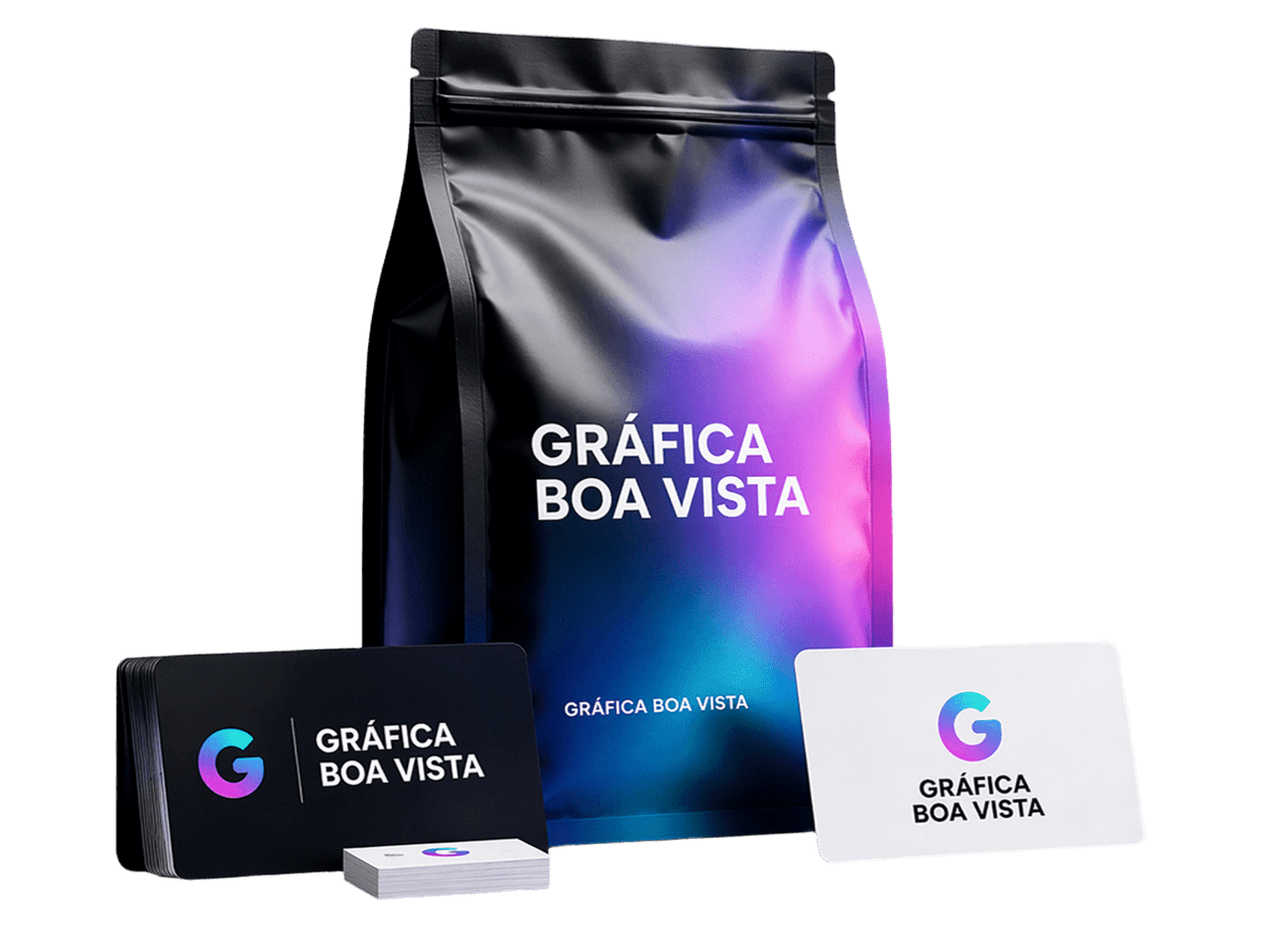 Embalagem e cartões personalizados Gráfica Boa Vista