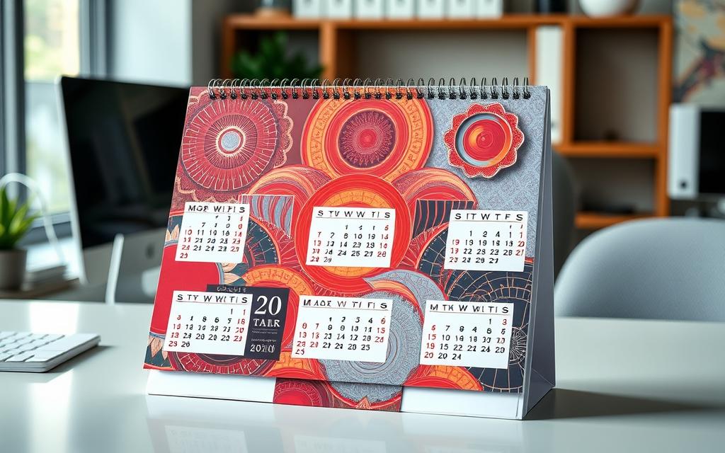 Impressão Personalizada de Calendários de Mesa