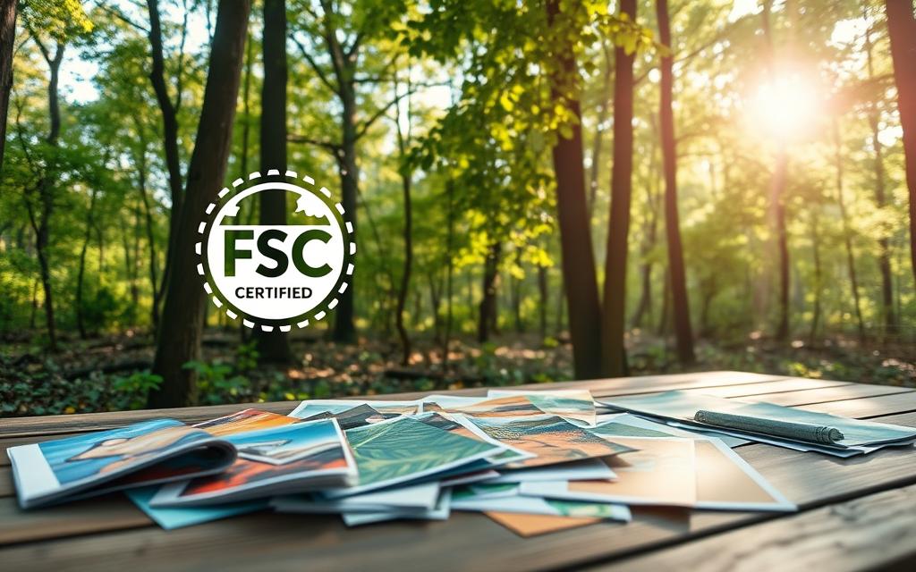 Certificado FSC e impressão sustentável