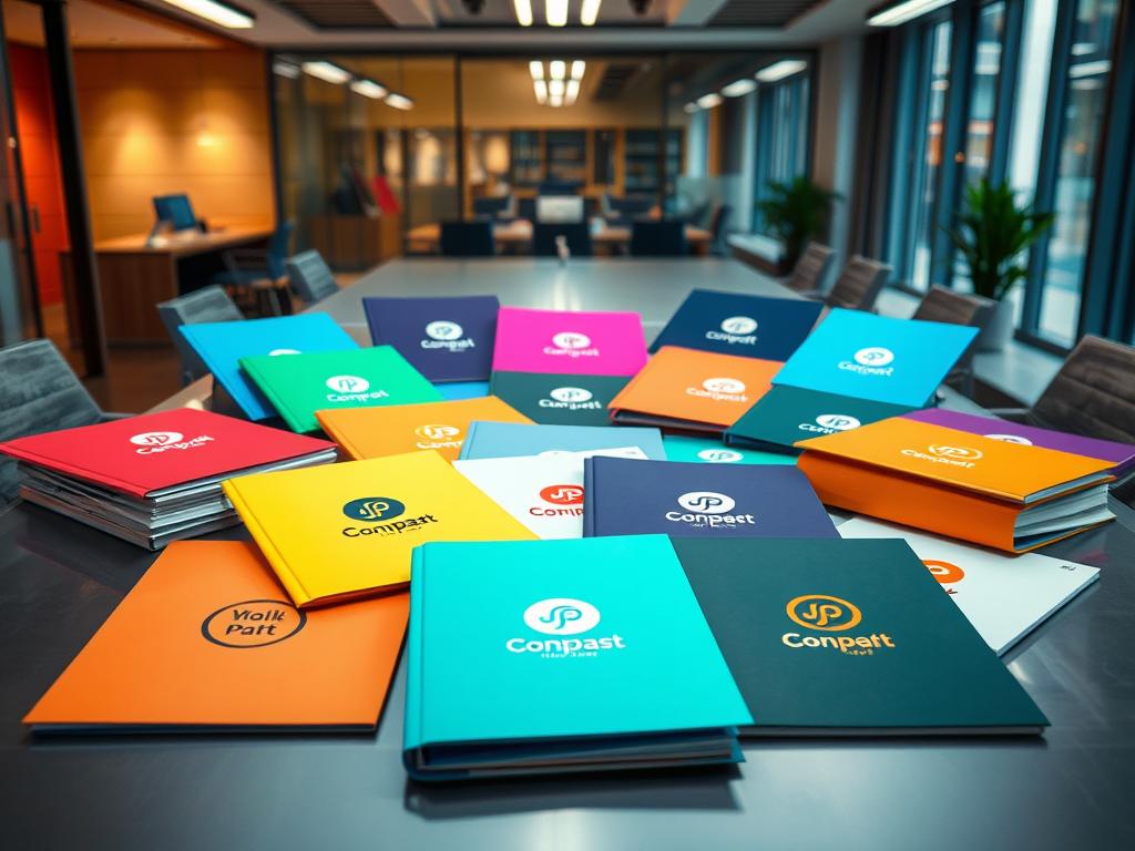 branding através de folders