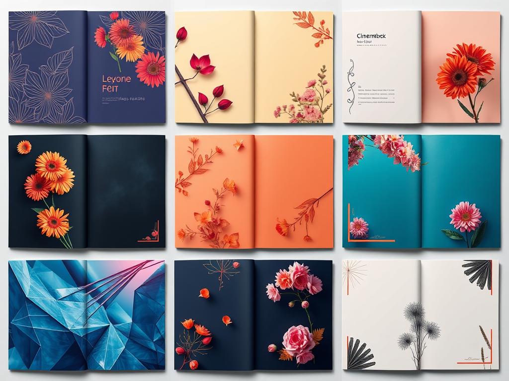 design de folders atraentes