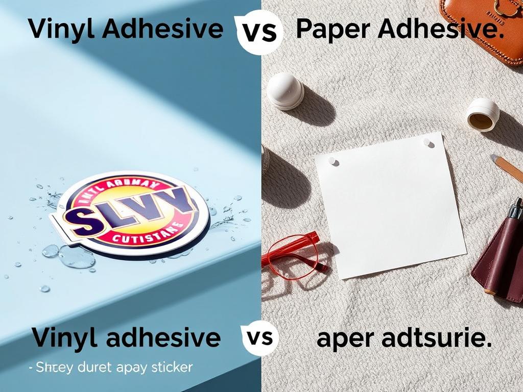 diferença entre vinil adesivo e adesivo de papel