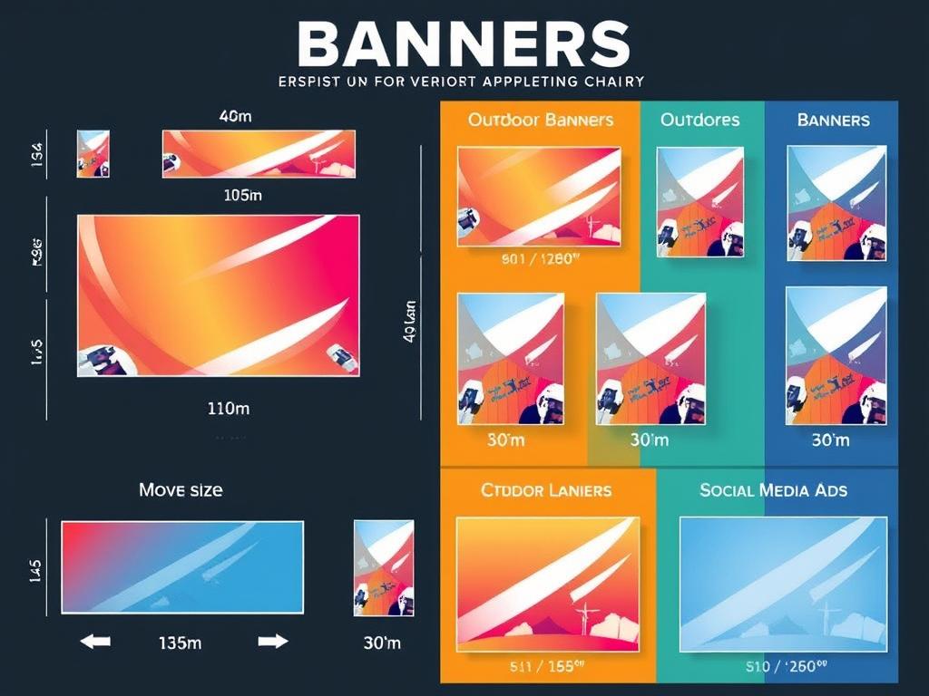 dimensionamento de banners