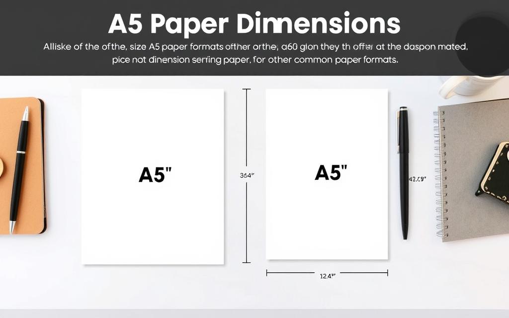 dimensões papel a5