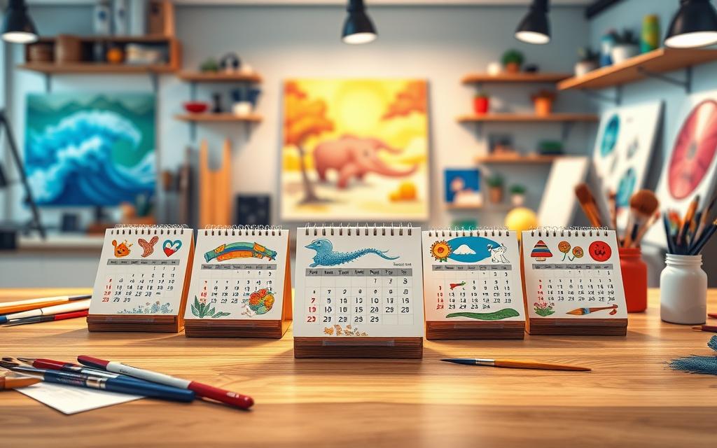 encomenda de calendários