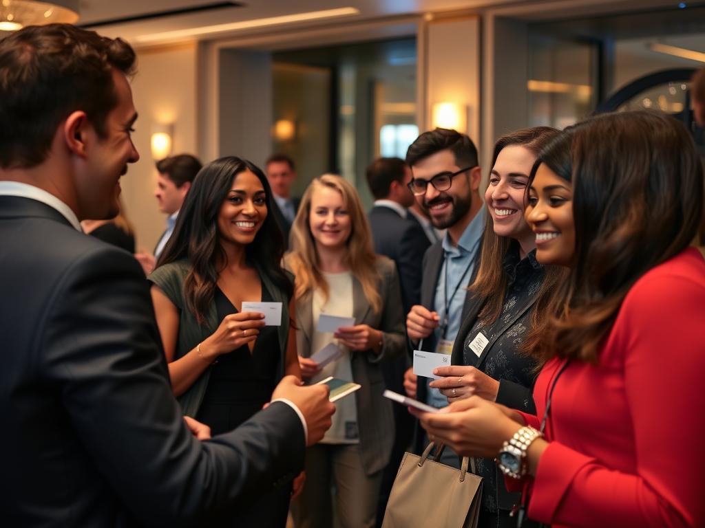 facilitação de networking