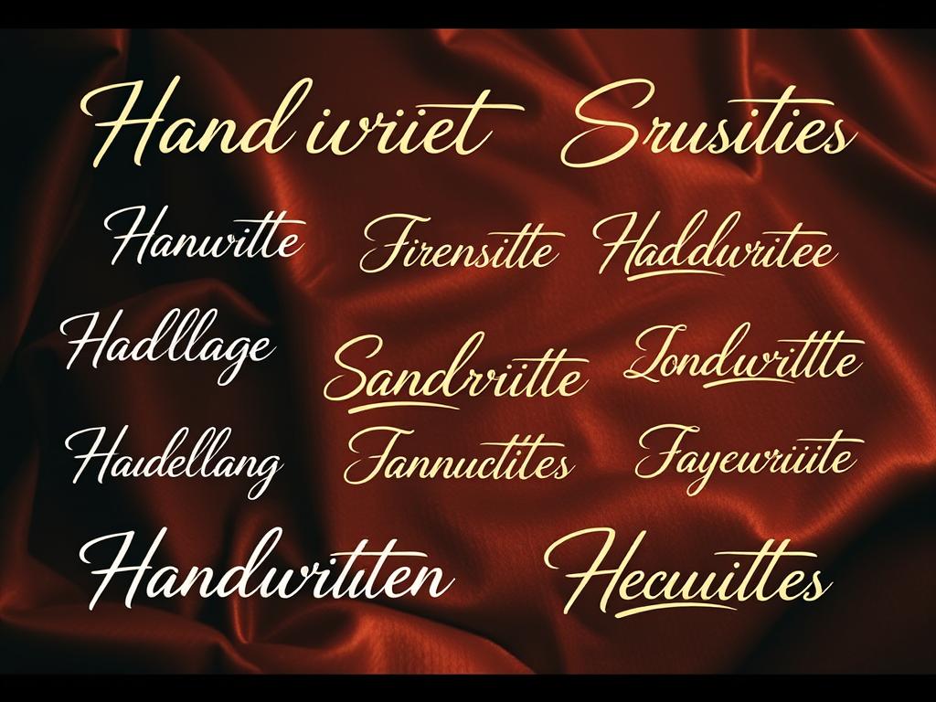 fontes script elegância nas letras tipografia manuscrita