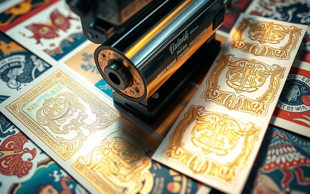 Aplicações de Hot Stamping na Impressão