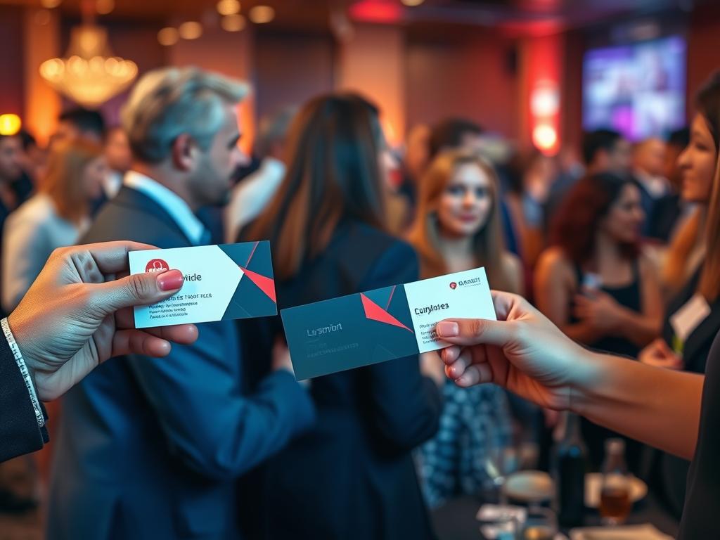 importância do cartão em eventos de networking