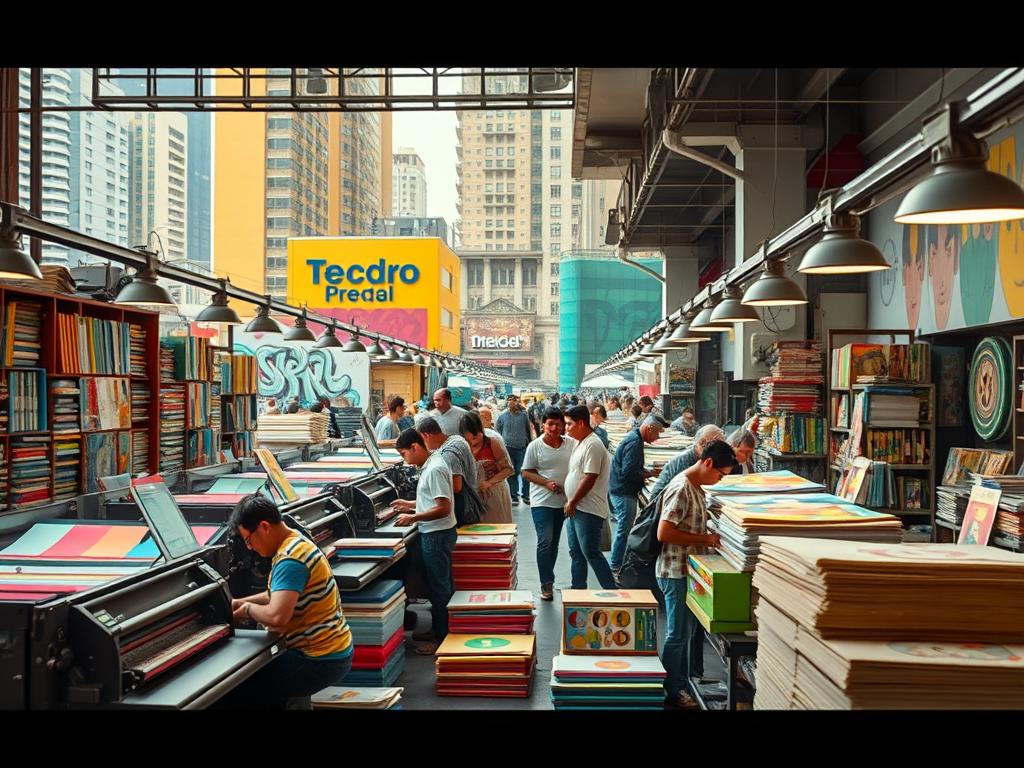 mercado gráfico em São Paulo