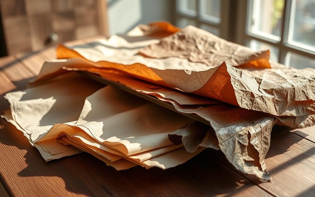 papel couchê e papel reciclato para impressão de filipetas