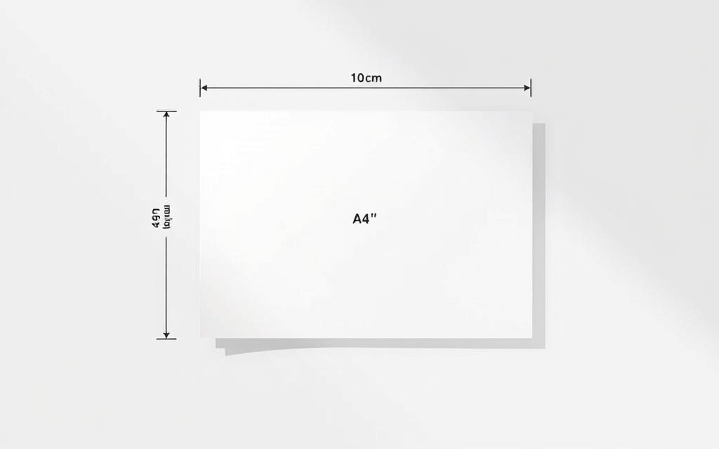 proporção papel A4