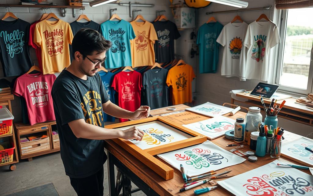 serigrafia em camisetas