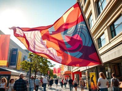 Wind Banner: Atraia Atenção com Publicidade em Movimento