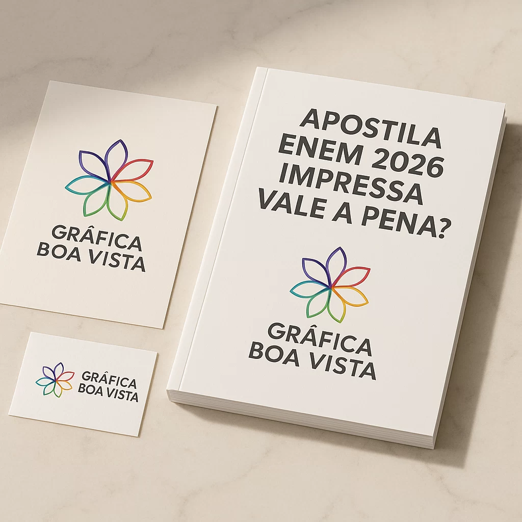 Apostila ENEM 2026 impressa vale a pena?