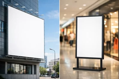 Banner ou cartaz publicitário: qual escolher?