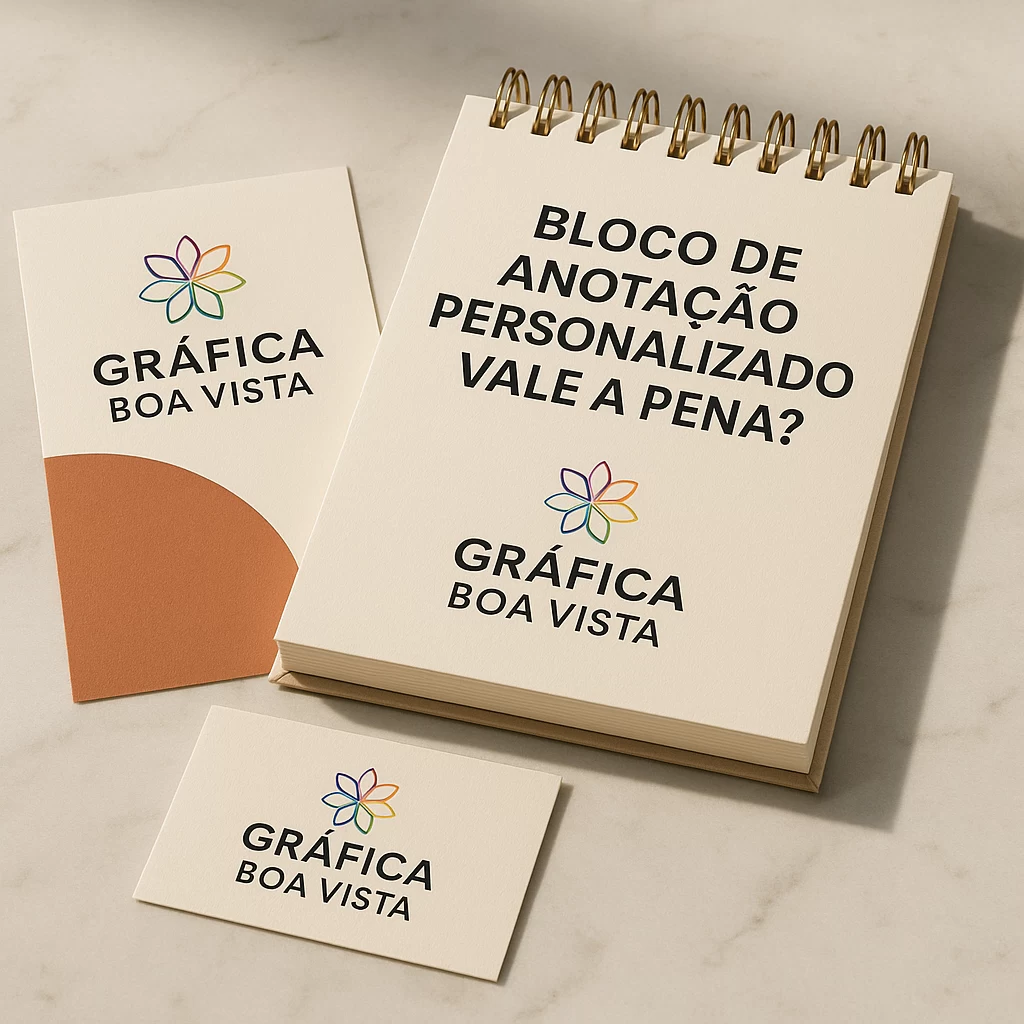 Bloco de anotação personalizado vale a pena?