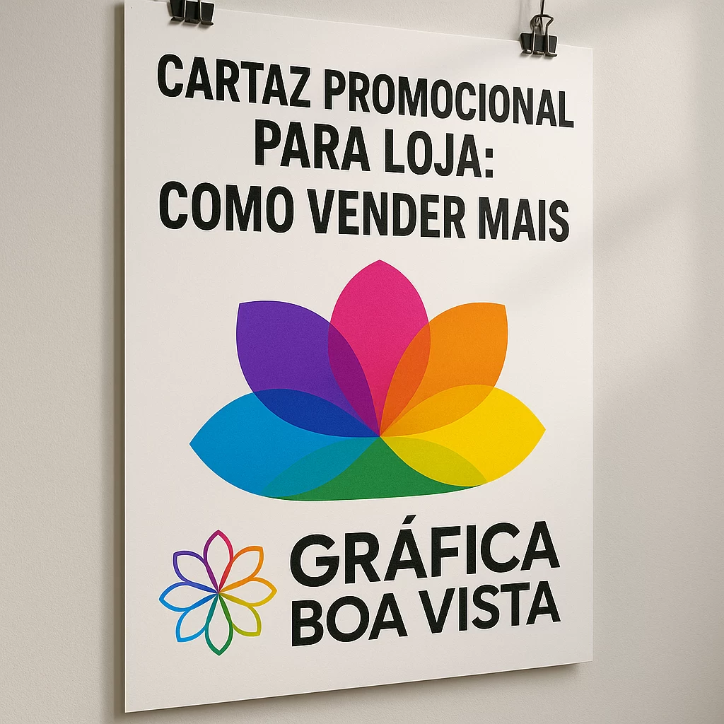 Cartaz promocional para loja: como vender mais