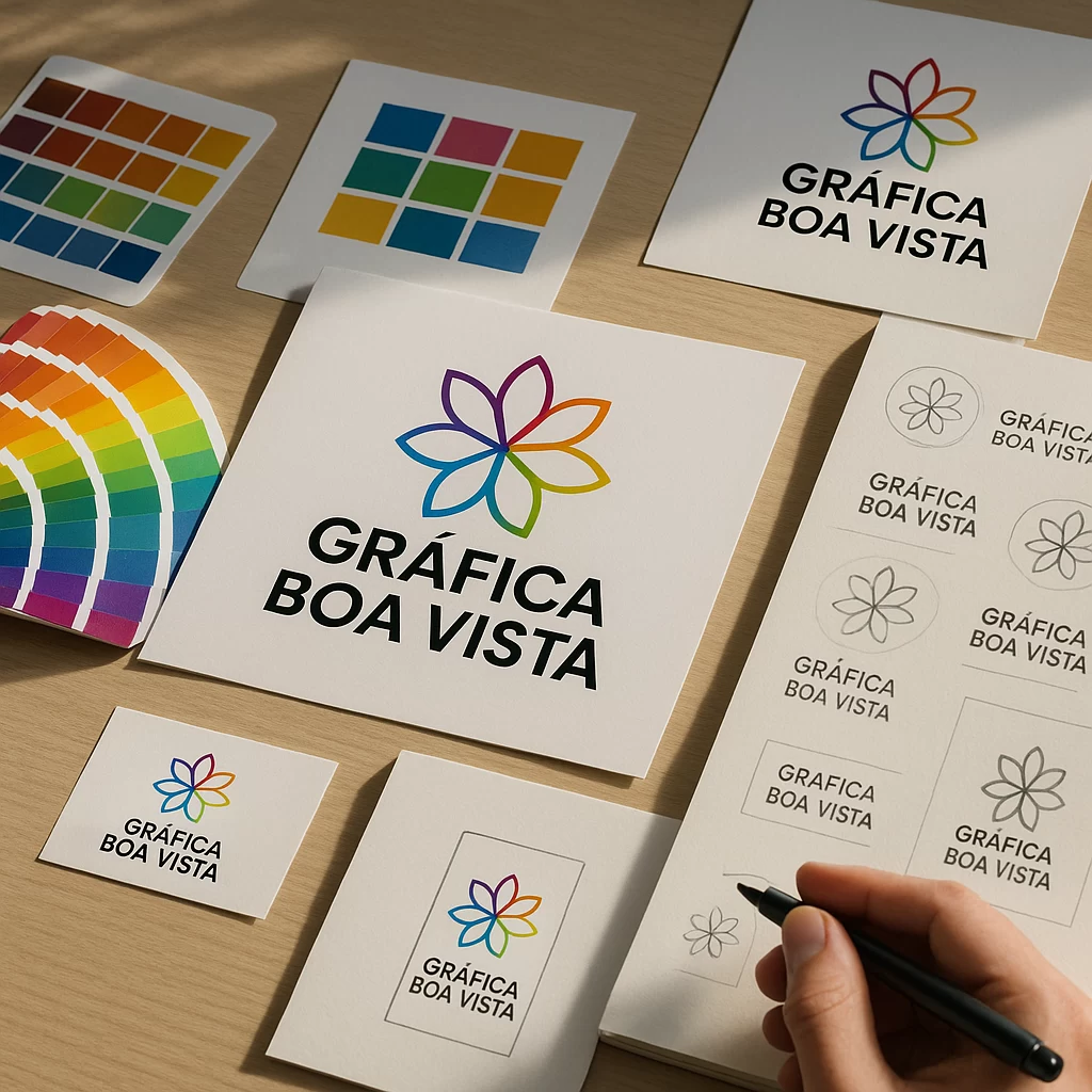 Exemplo de identidade visual comercial na prática