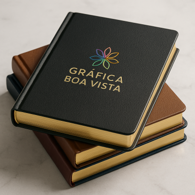 Caderno com Wire-o Capa Dura 180 folhas