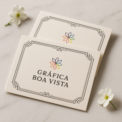 Convite Couchê 250g Laminação Fosca e Verniz Localizado