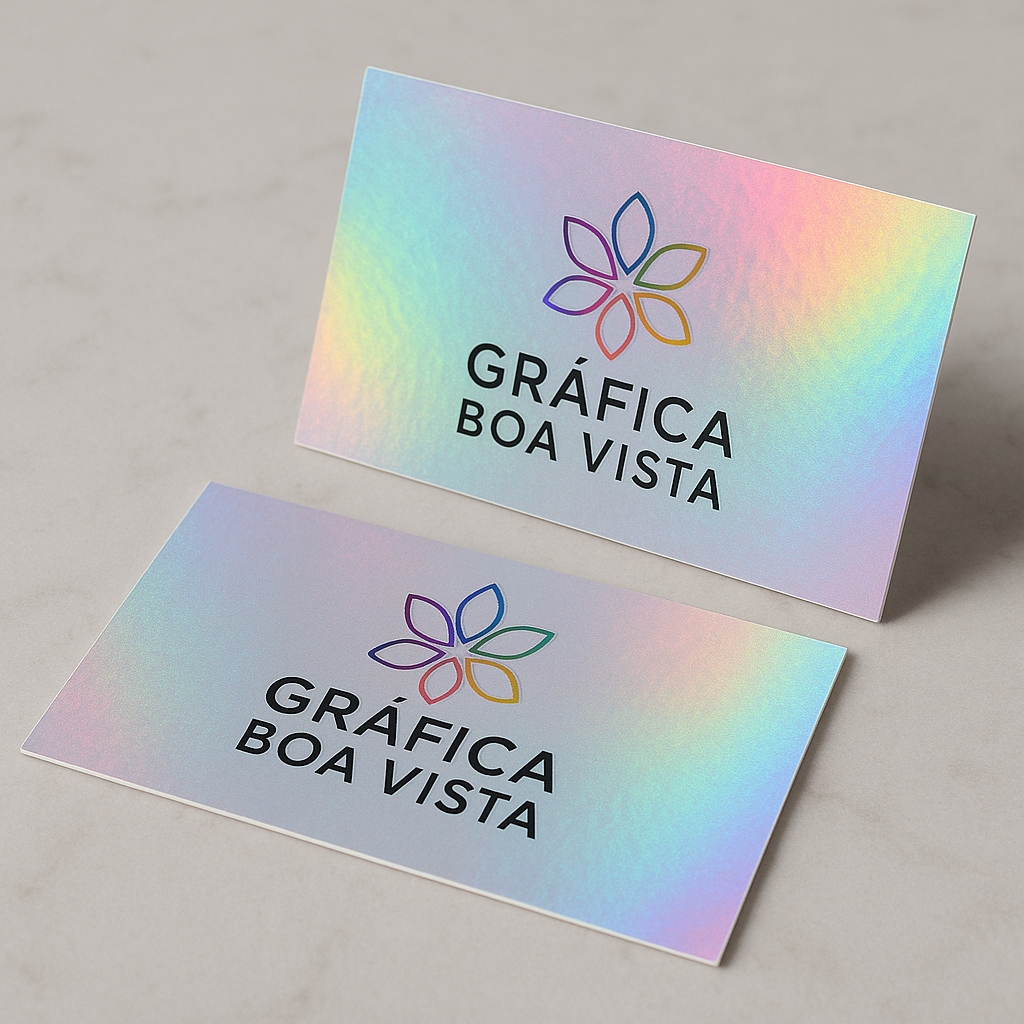 Cartão holográfico