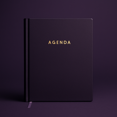 Agenda Permanente A5 2026 Capa Maleável (Couchê 300g Laminação Fosca)