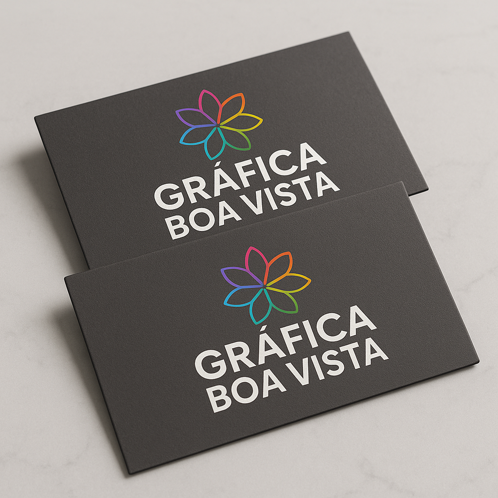 Cartão laminação fosca