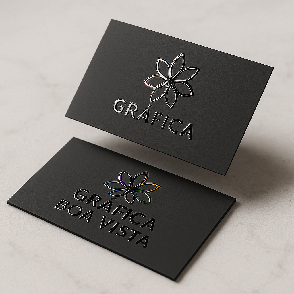 Cartão de visita premium Gráfica Boa Vista