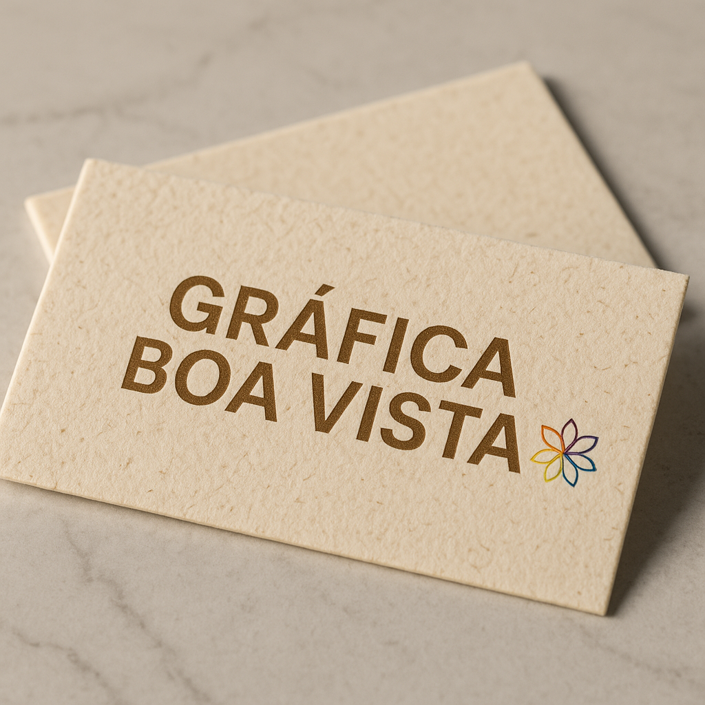 Mini Cartões Reciclato 240g Laminação Fosca