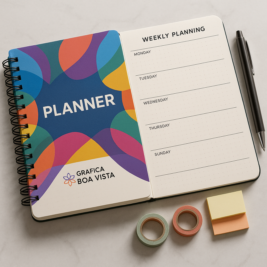 Agenda Planner A5 2026 Capa Maleável