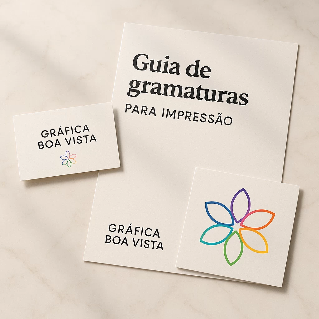 Guia de gramaturas para impressão