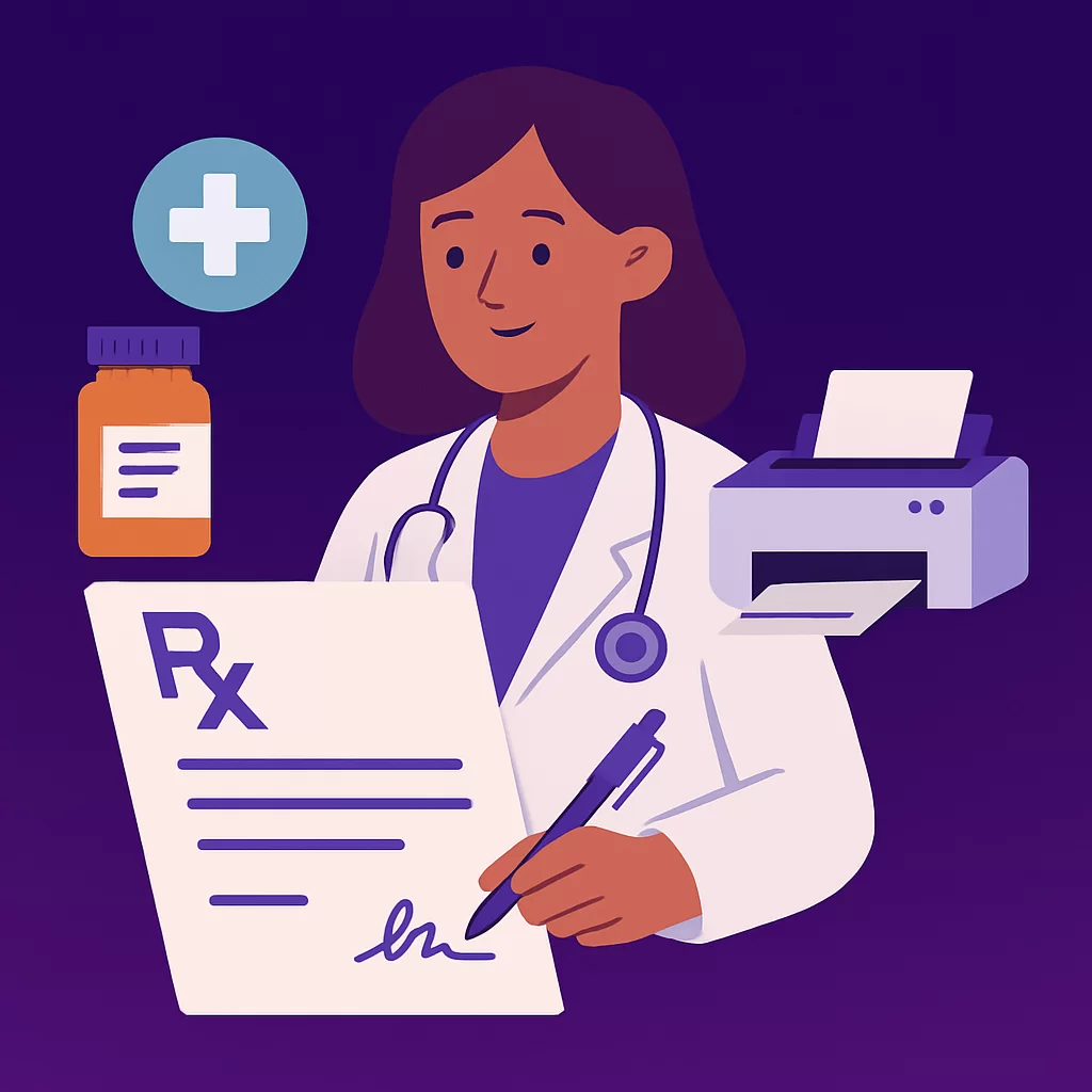 Guia de receituário médico personalizado