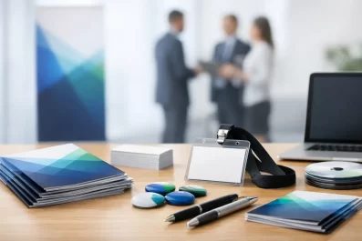 Material gráfico para evento empresarial