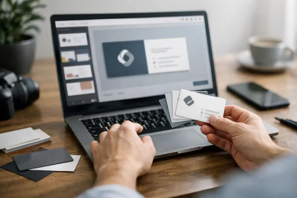 Onde fazer cartão de visita online com segurança
