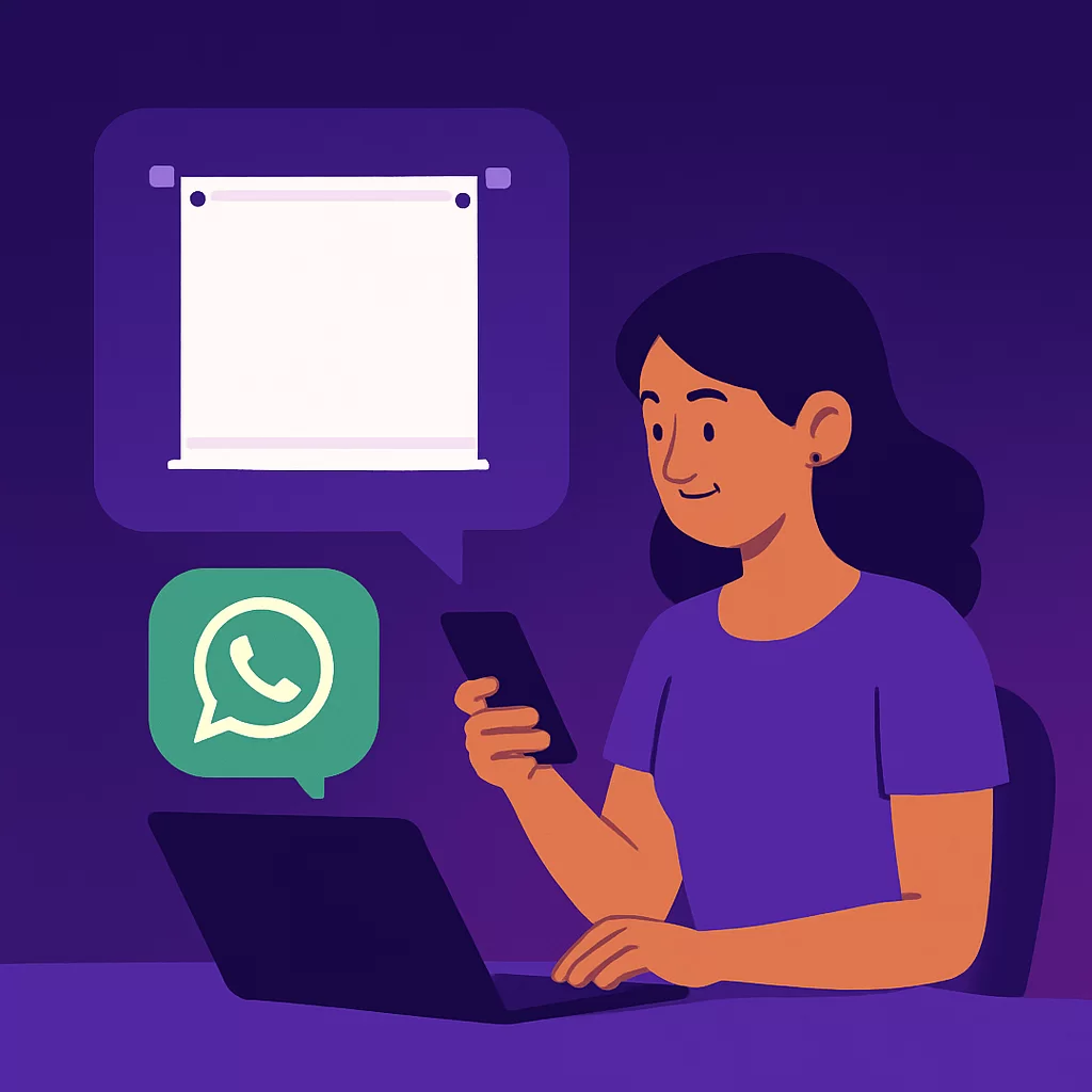 Como pedir banner pelo WhatsApp sem erro