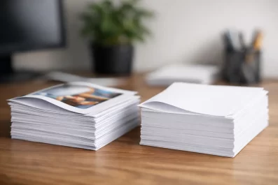 Papel couchê ou sulfite: qual escolher?