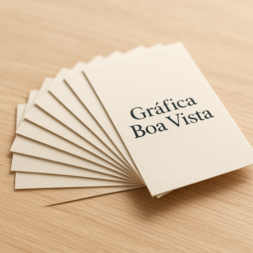 Cartão de visita para clínicas e consultórios sobre uma recepção moderna de clínica, com acabamento profissional
