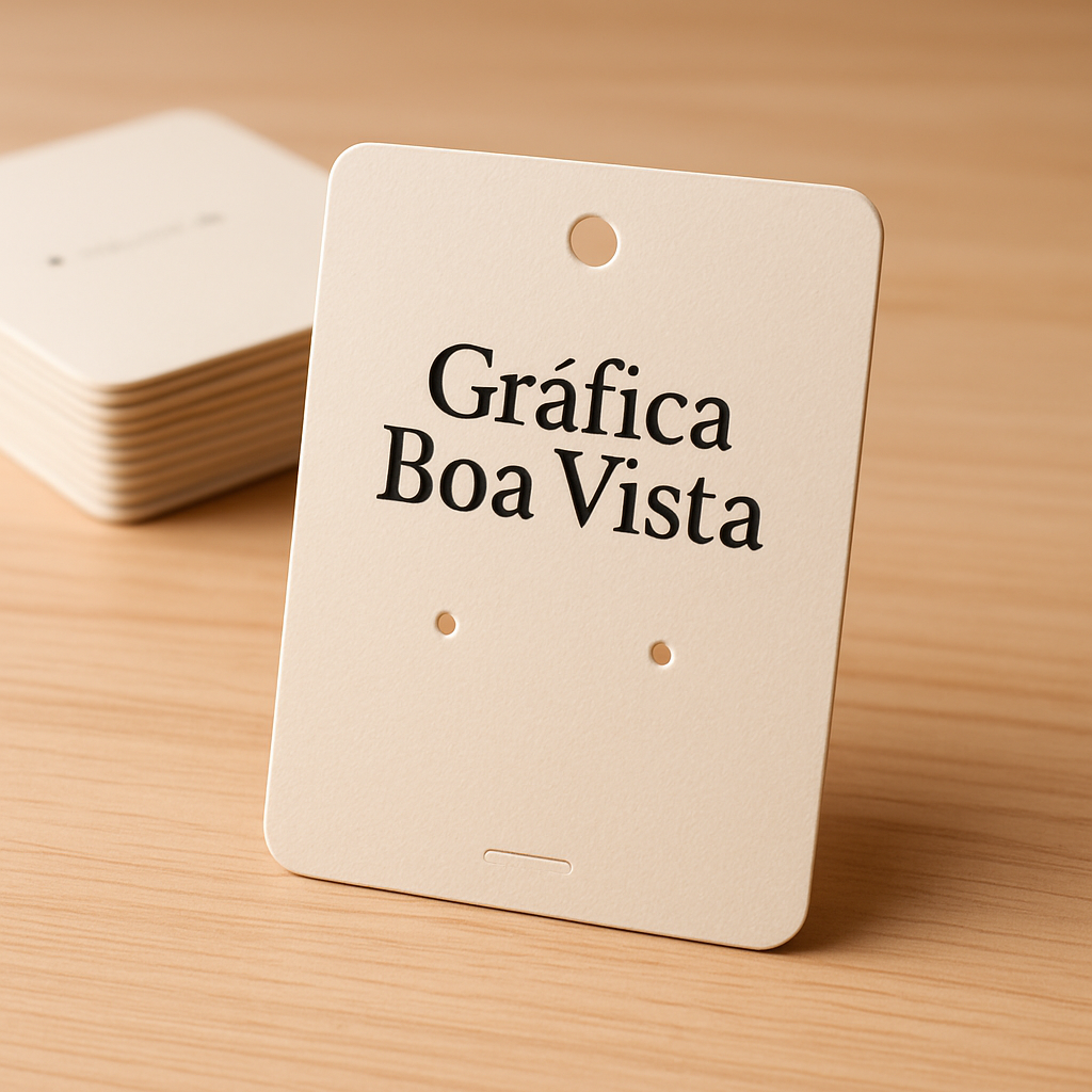 Cartelas para bijuteria com acabamento profissional, exibindo brincos em fundo limpo