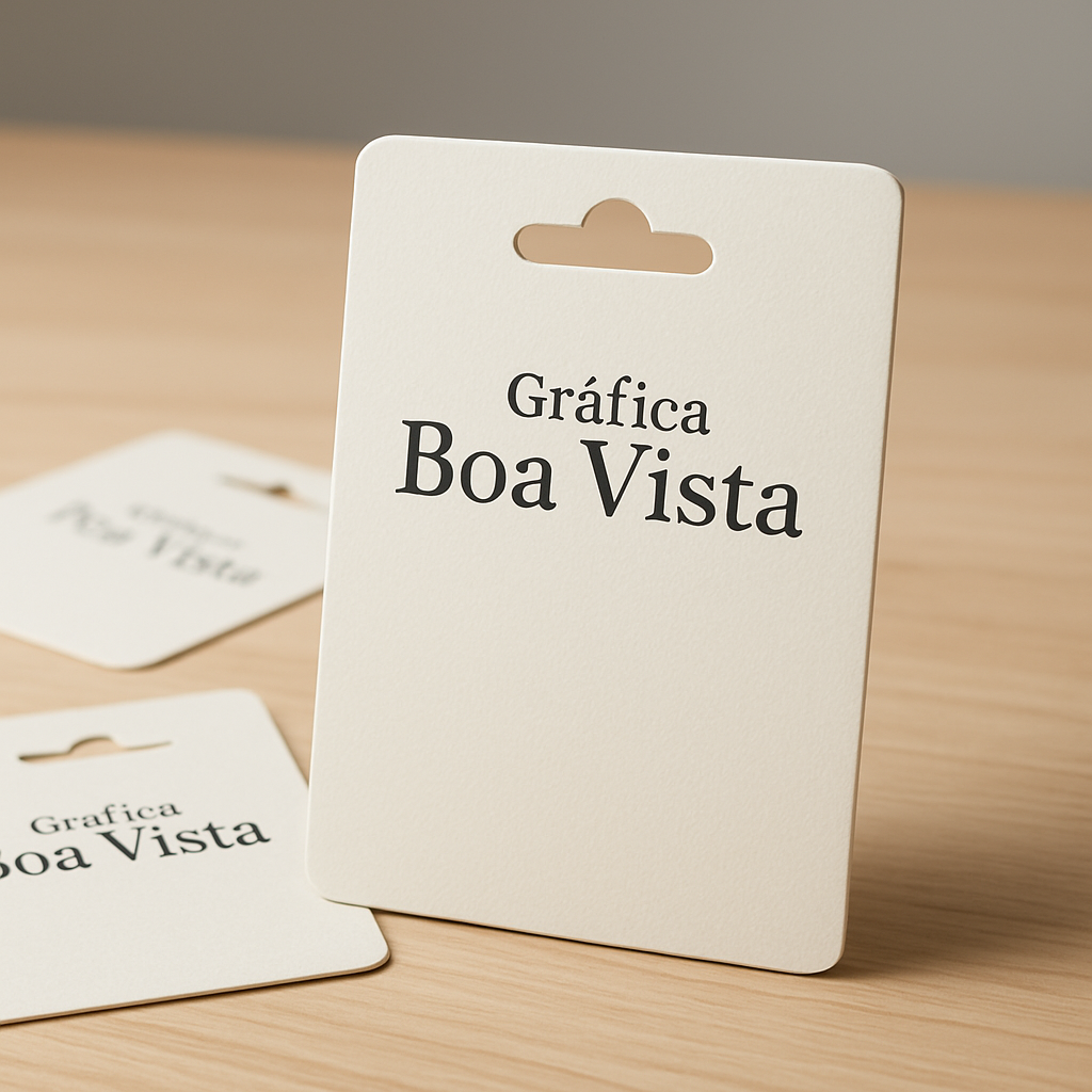 Cartelas para bijuteria com acabamento profissional em fundo neutro