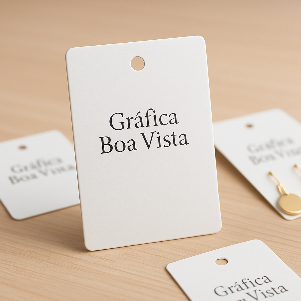 Cartelas para bijuteria com acabamento profissional sobre balcão de clínica ou consultório