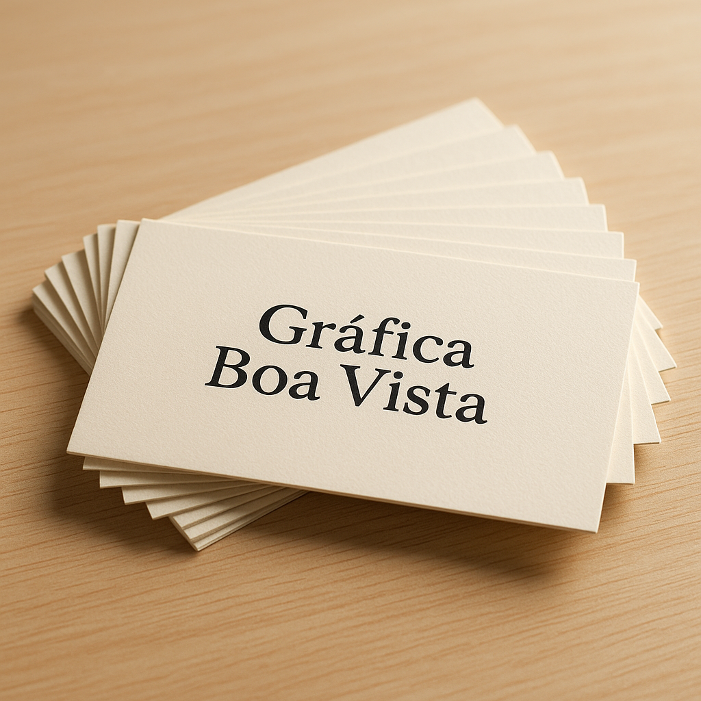 Cartão de Visita personalizado — Gráfica Boa Vista