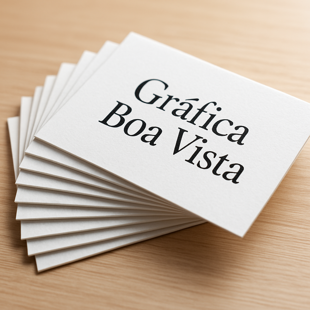 Cartão de Visita personalizado — Gráfica Boa Vista