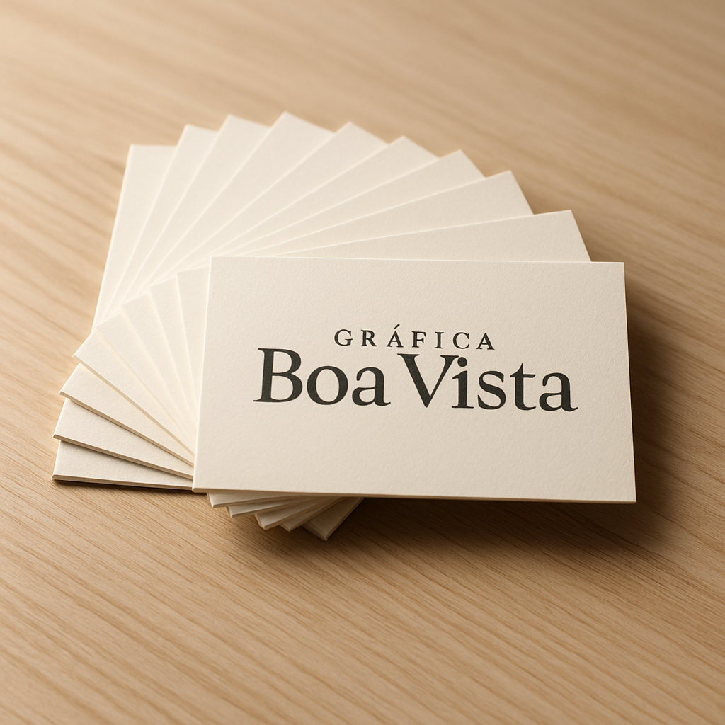 Cartão de Visita personalizado — Gráfica Boa Vista