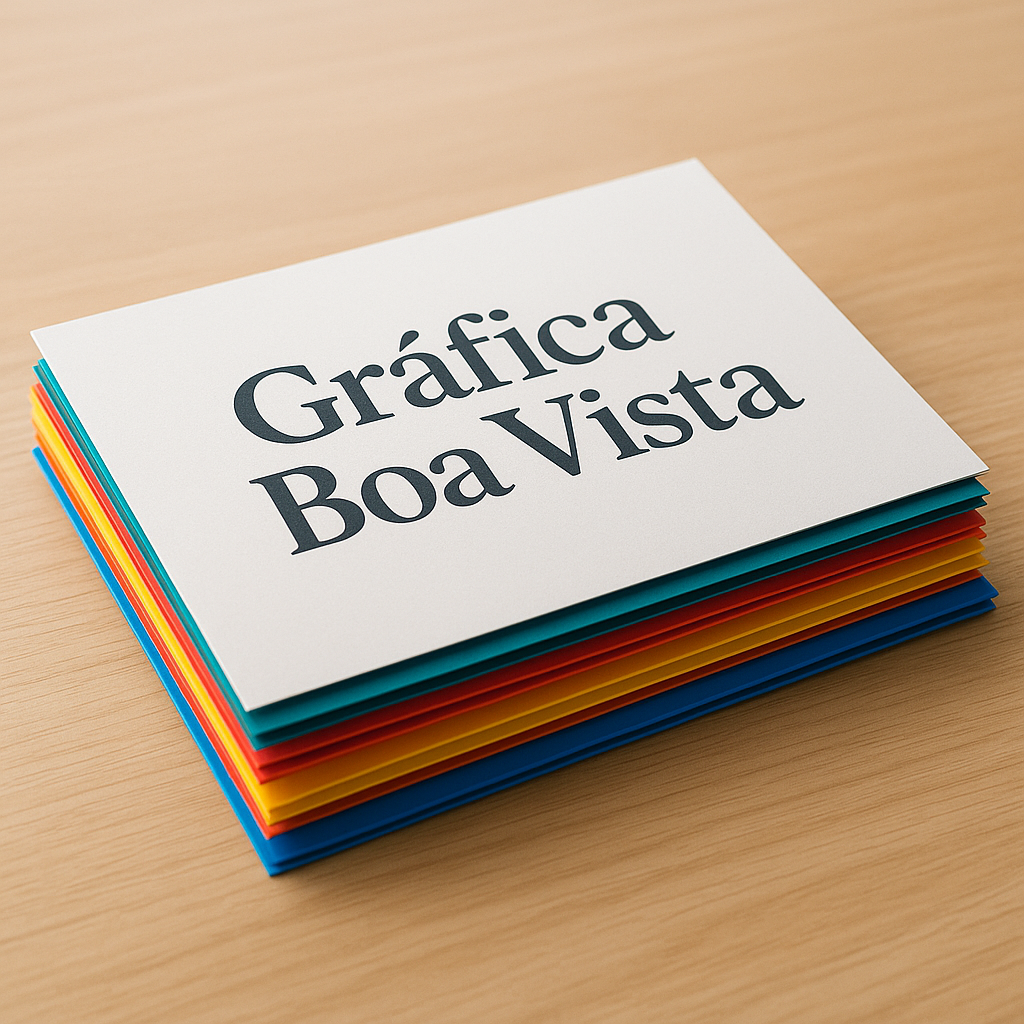 Panfletos impressos em gráfica de Curitiba com acabamento brilhante e visual profissional