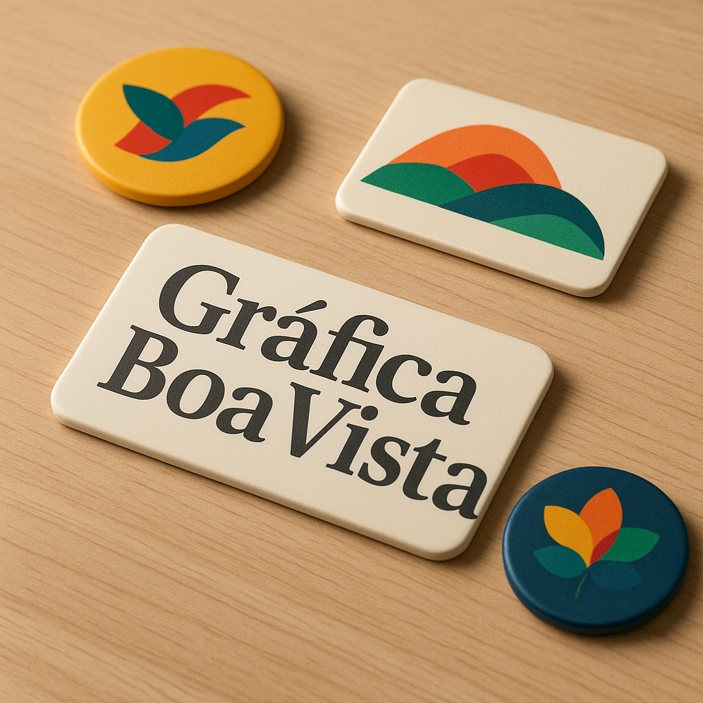 Ímã de geladeira para clínica e consultório aplicado em uma geladeira, com visual profissional e discreto