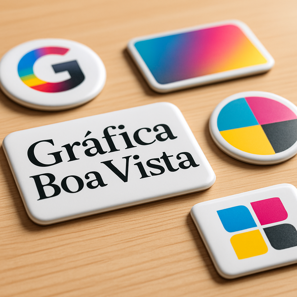 Ímã de geladeira para clínica e consultório aplicado em uma geladeira, com visual profissional e discreto