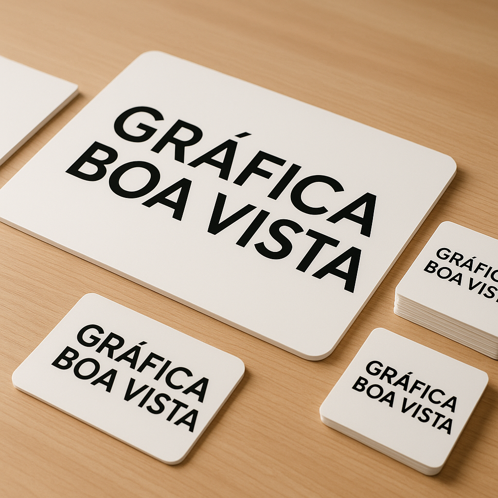 Placa PVC em clínica e consultório com comunicação visual profissional na recepção