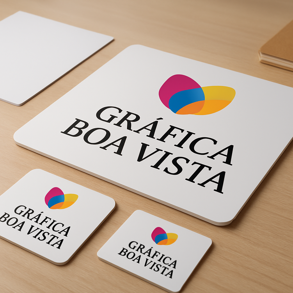 Placa PVC em clínica e consultório com comunicação visual profissional na recepção