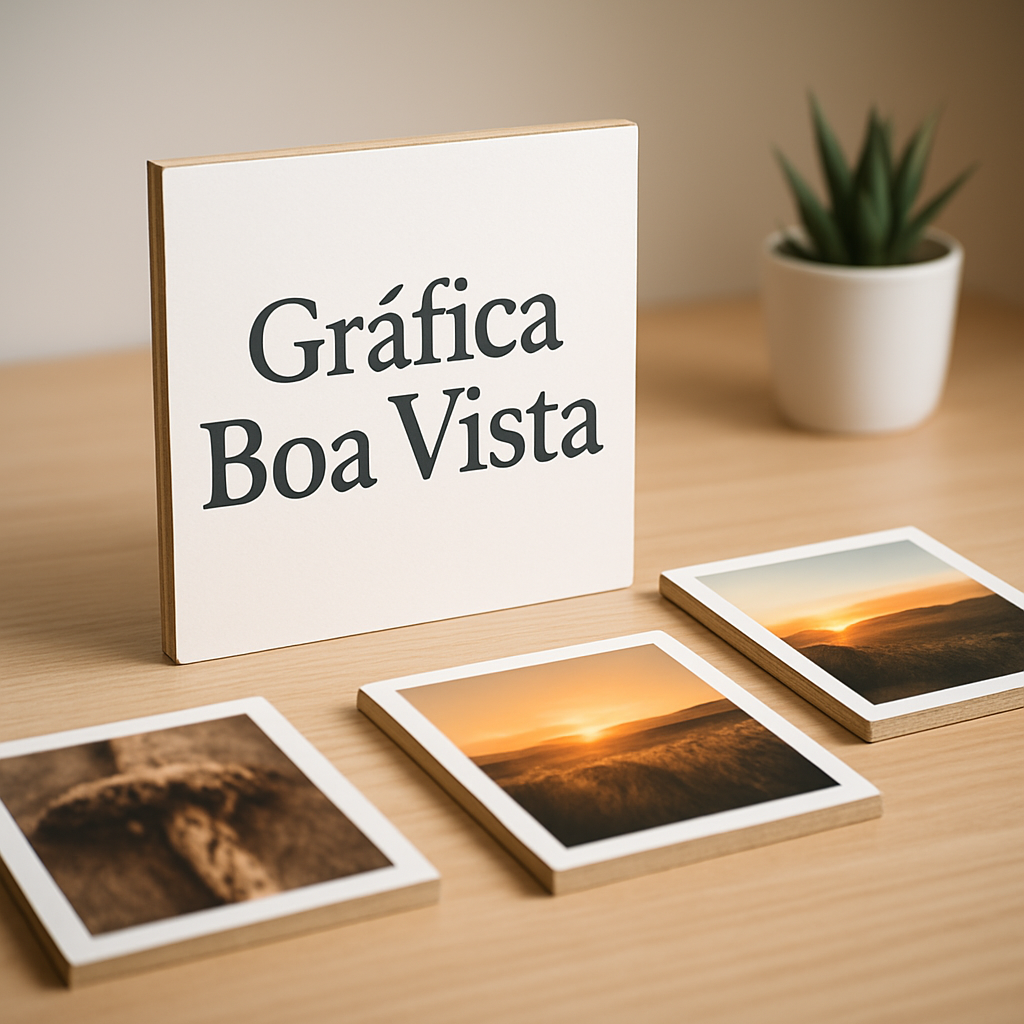 Quadro MDF personalizado em exposição, com acabamento profissional e visual moderno